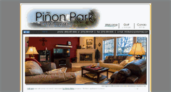 Desktop Screenshot of pinonparkrentals.com