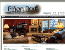 Tablet Screenshot of pinonparkrentals.com